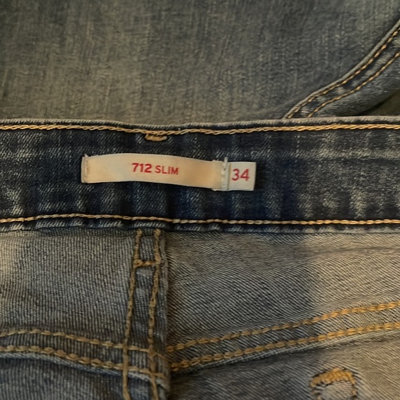 Levi’s 712 slims jeans 34 - Picture 2 of 2